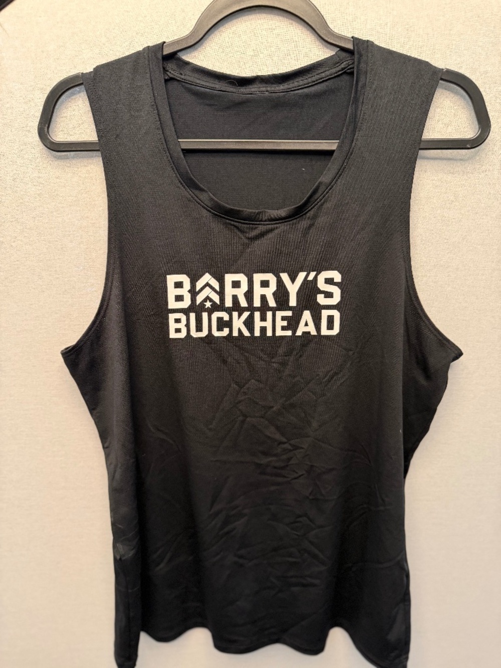Barry’s Buckhead Black Workout Tank Top Atlanta
